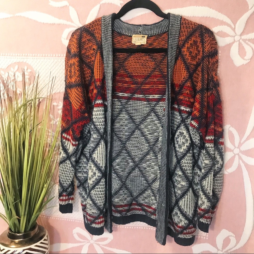 LA Hearts patterned cardigan